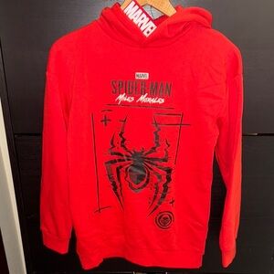 Marvel Red Spider-Man Miles Morales Men's Sweater